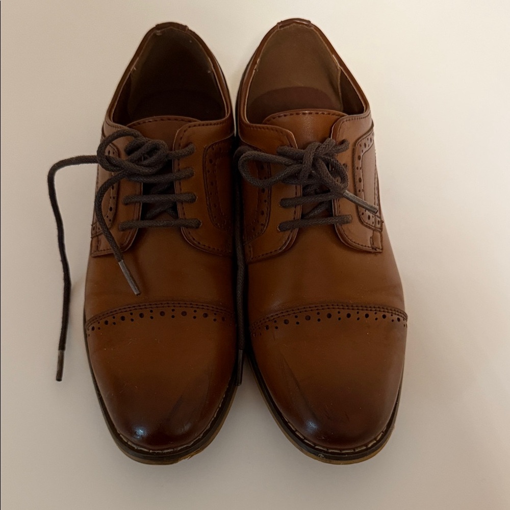 Stacy Adams Brown Leather Oxfords
